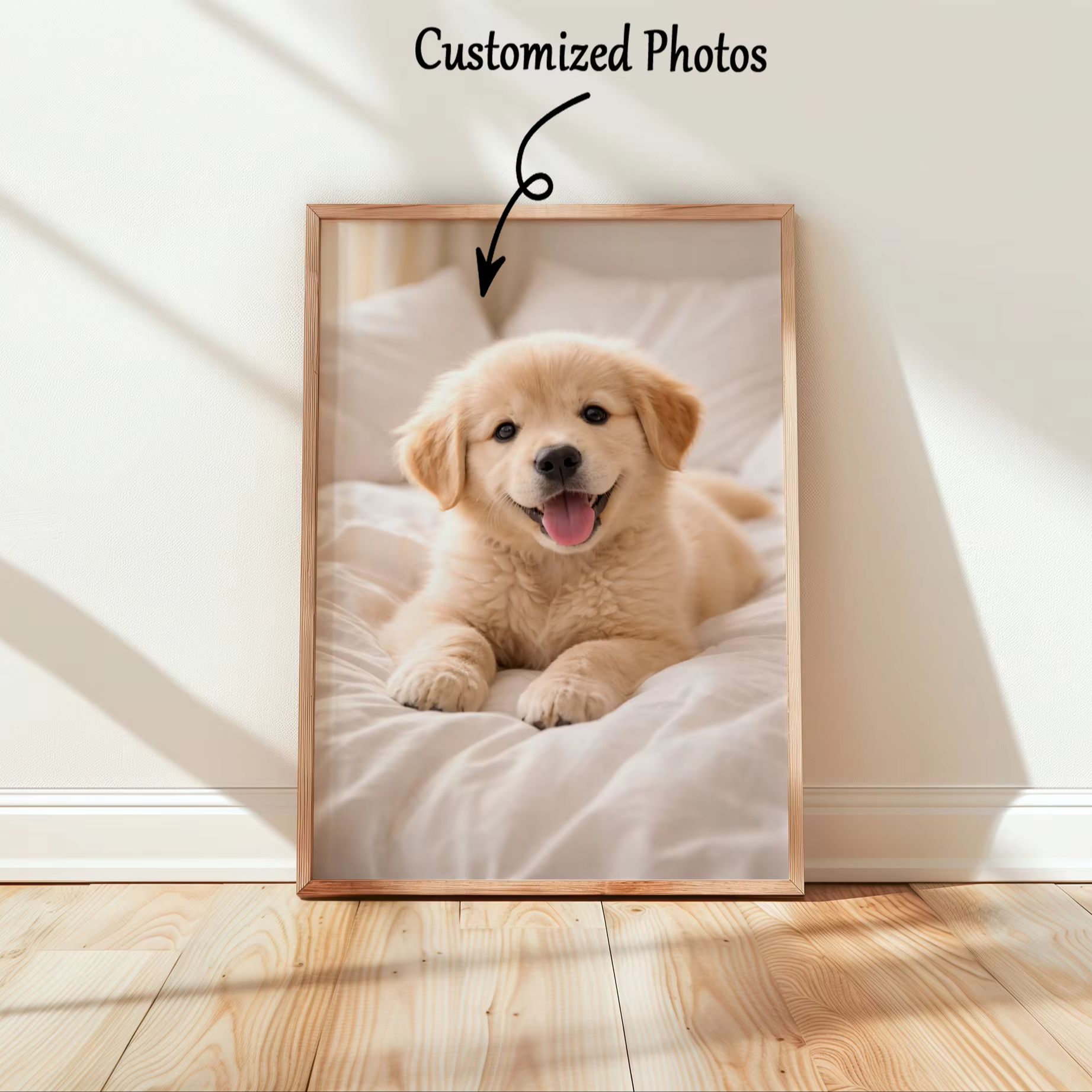 Pet Portrait Custom - Gepersonaliseerde fotoprint op canvas, een uniek